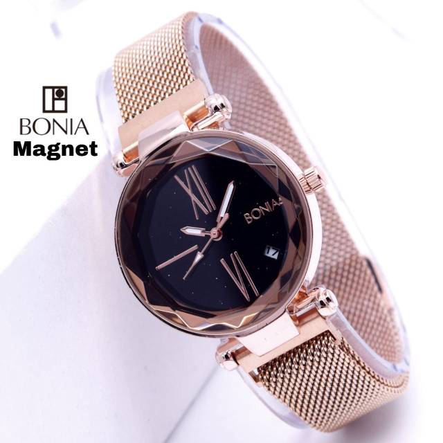 Jam Tangan Wanita Bonia Rantai Pasir Magnet Best Seller