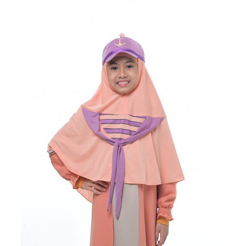 Kerudung Kirania | Jilbab Lucu Anak | Kerudung Topi Anak ORI Bani Batuta