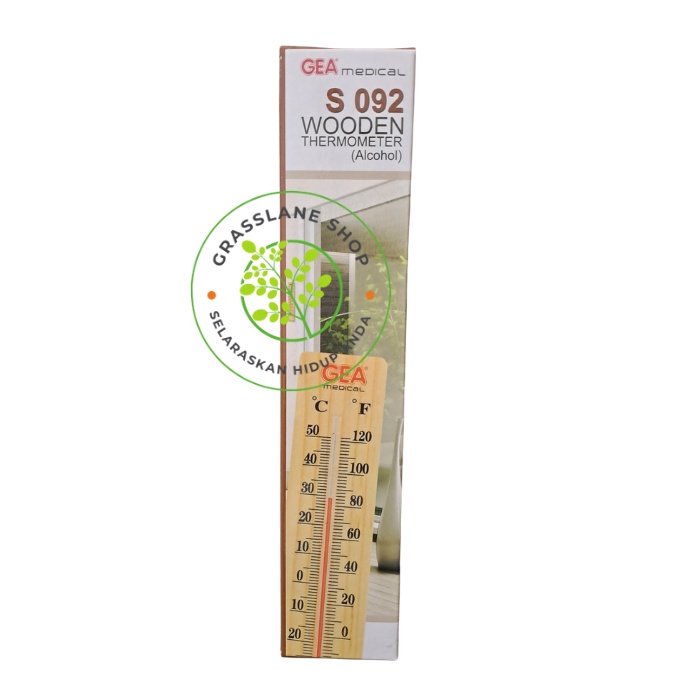 Termometer Thermometer Ruang Ruangan Kayu GEA