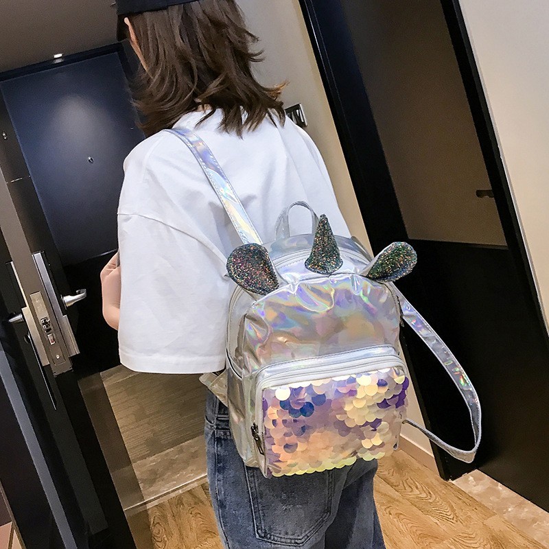 Tas ransel wanita sekolah unicorn back pack tas anak sekolah