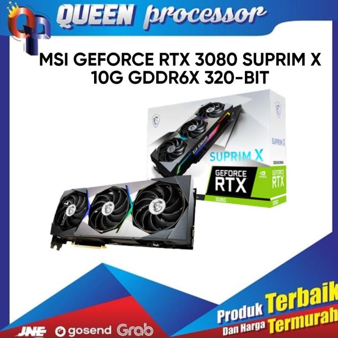 Msi Geforce Rtx 3080 Suprim X 10G Gddr6X 320-Bit