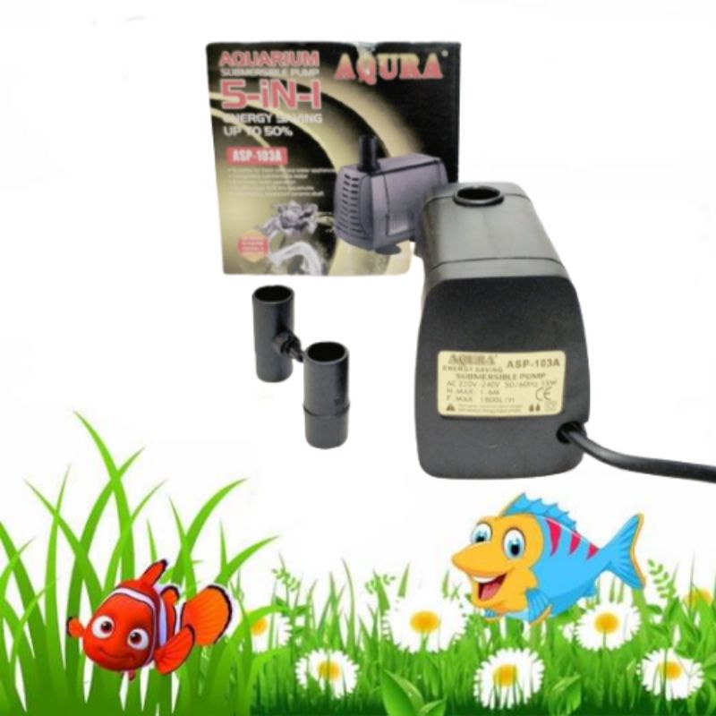 Pompa celup air aquarium aquascape AQURA ASP 103