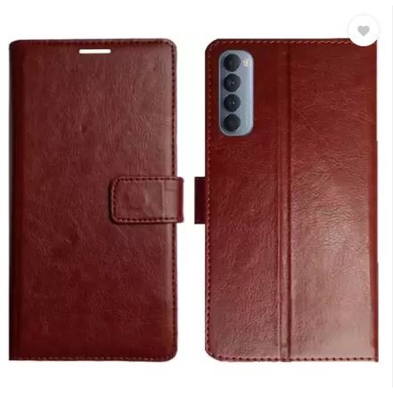 Oppo Reno 4 Pro Cover Wallet Leater Case