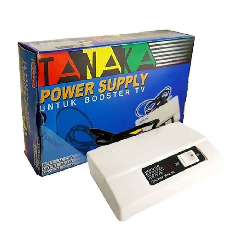 Booster Antena TV Bawah TANAKA Antenna Power Supply