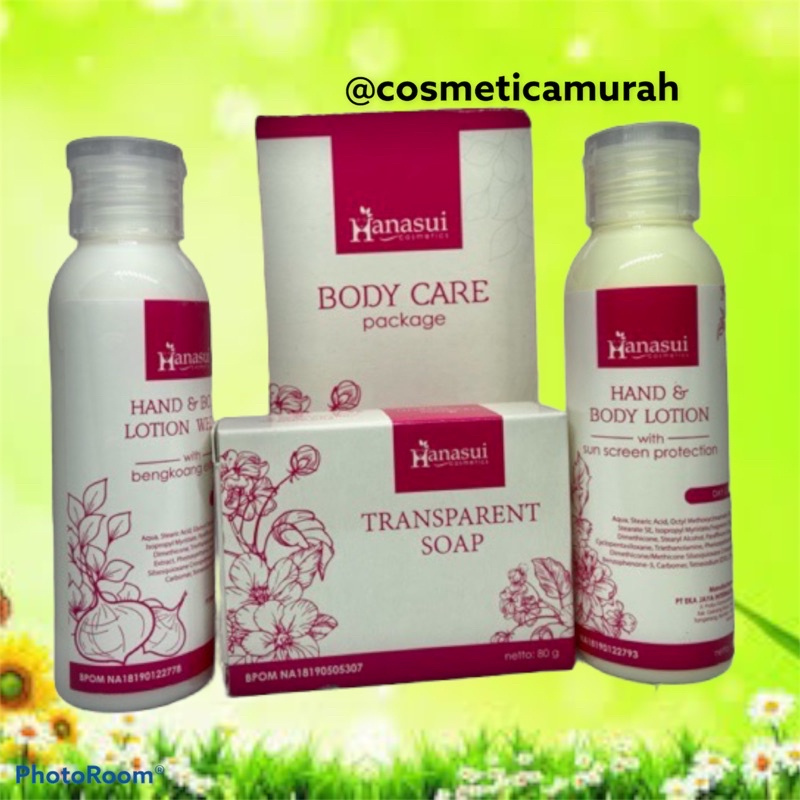 paket hanasui 3in1 // HANASUI BODY CARE // HANASUI CARE