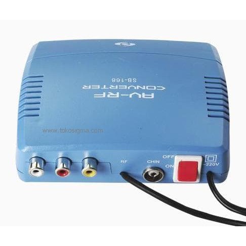 Promo AV TO RF CONVERTER FIX CHANNEL Murah Banget