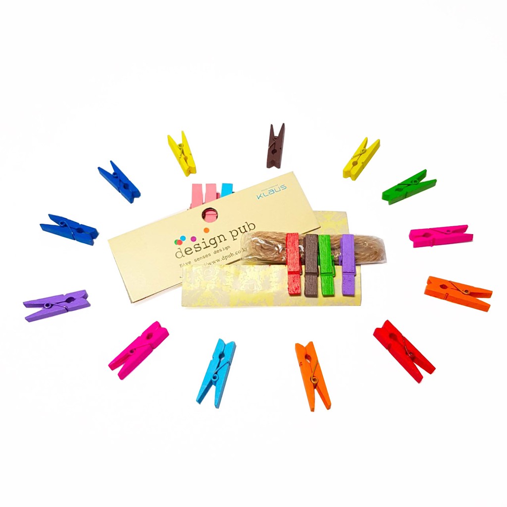 GM05 COD Jepit Kayu Warna Warni Kecil 35mm/3,5 cm Jepit kayu / Wooden Clip / klip {1KG=630PCS}