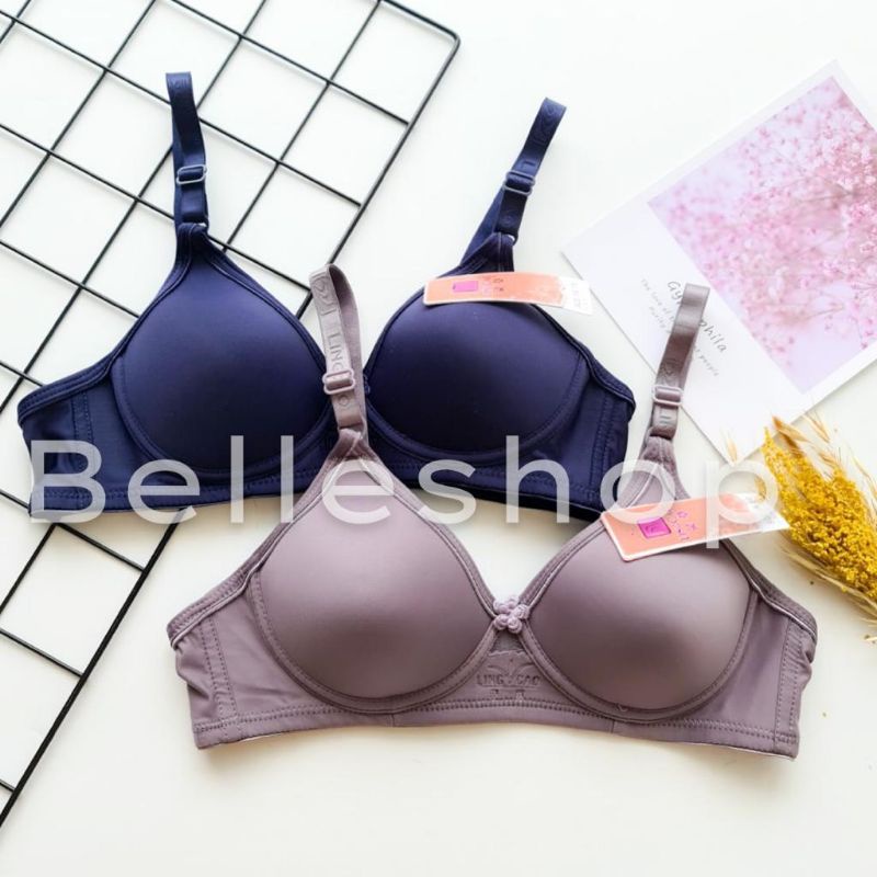 BELLE- BH LINGCAO A5 Original / B5 Bra Busa Tanpa Kawat Super Lembut