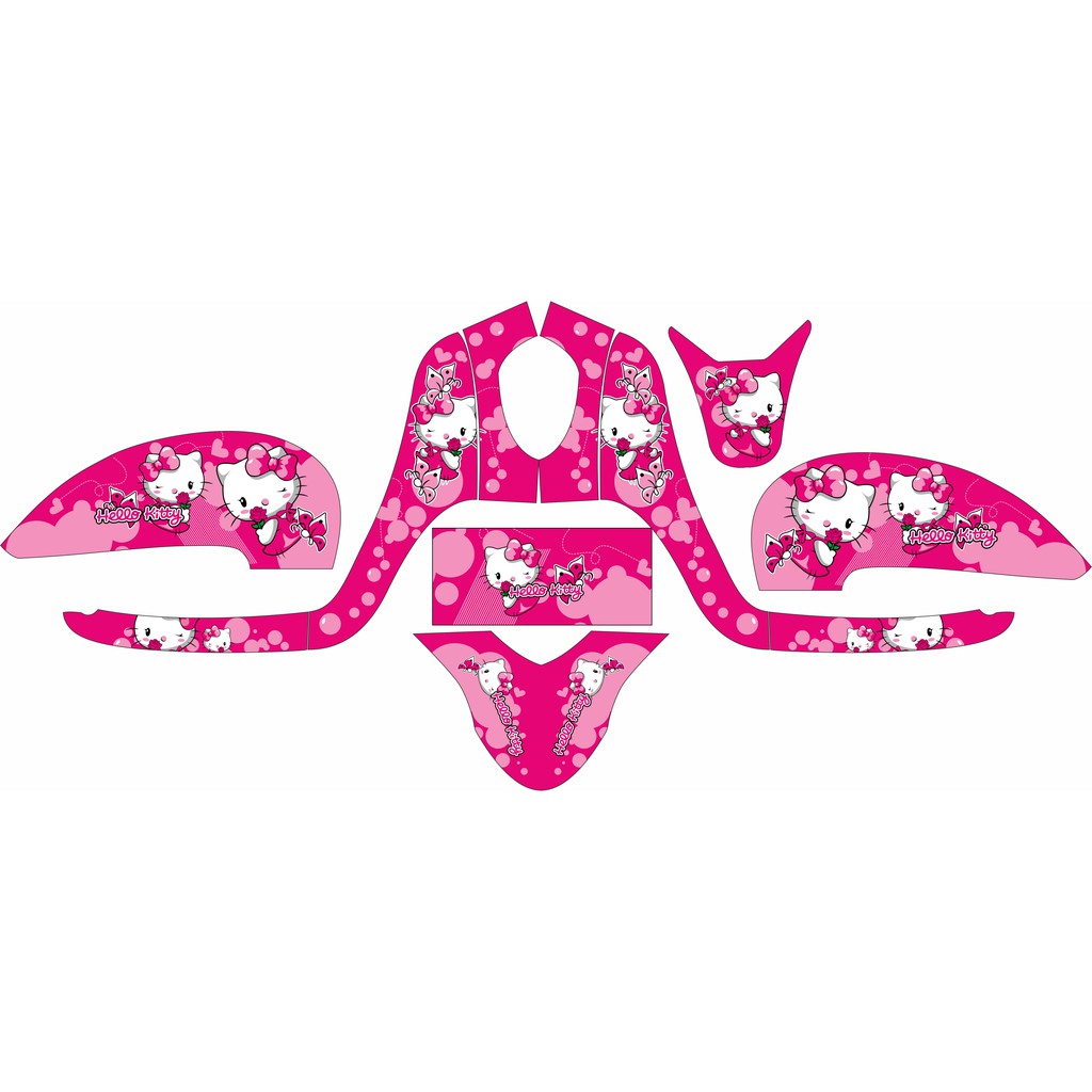 DECAL SCOOPY HELLO KITTY