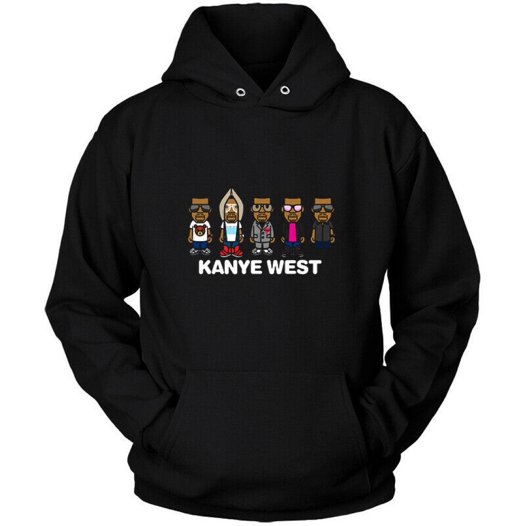 Jaket Hoodie Wanita/Pria Kualitas Amerika Kanye West