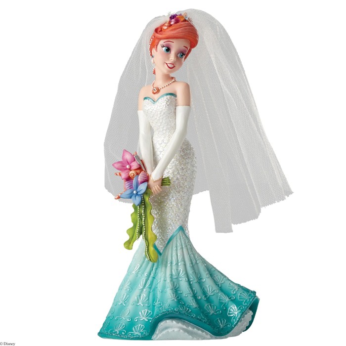 Disney Traditions Ariel Wedding Figurine Shopee Indonesia