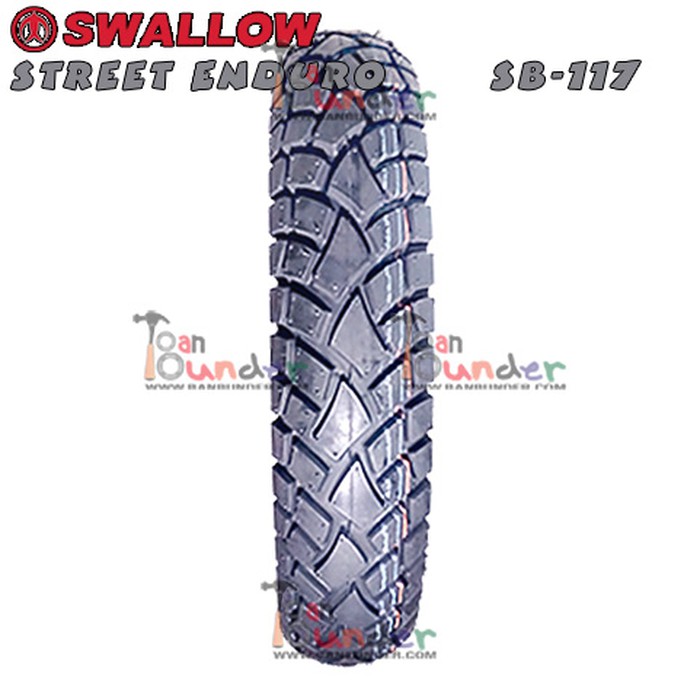 BAN SWALLOW 120/80-17 SB-117 STREET ENDURO (TUBELESS)