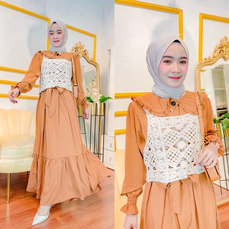 Safea dress ORI FADLINASALSA // SALSABILA BUTIK