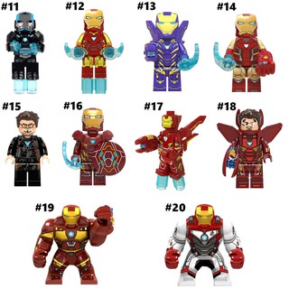10pcs set Mainan  Minifigure Figure Iron Man Avengers  