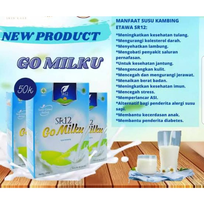 

Susu Kambing Etawa Bubuk Gomilku SR12 Kemasan 600 Gram