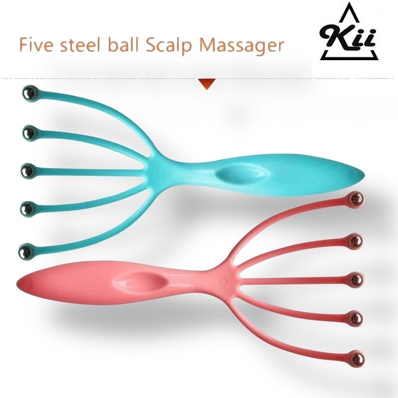 Alat Pijat Kepala 5 Jari - Alat Terapi Pemijat Kulit Kepala 5 Jari