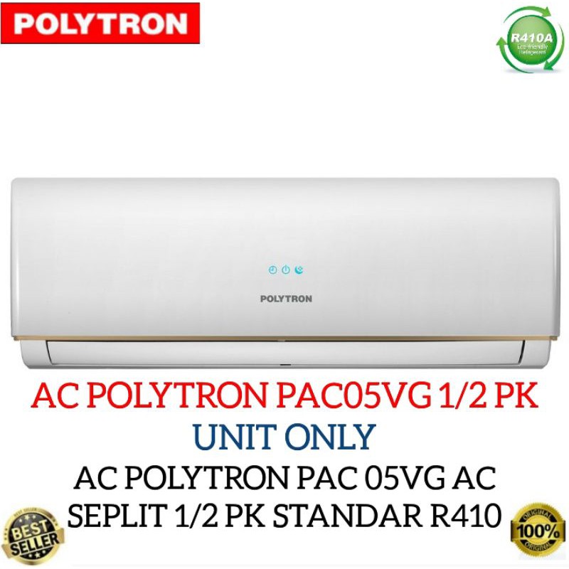 AC POLYTRON PAC 05VG AC SEPLIT 1/2 PK STANDAR R410