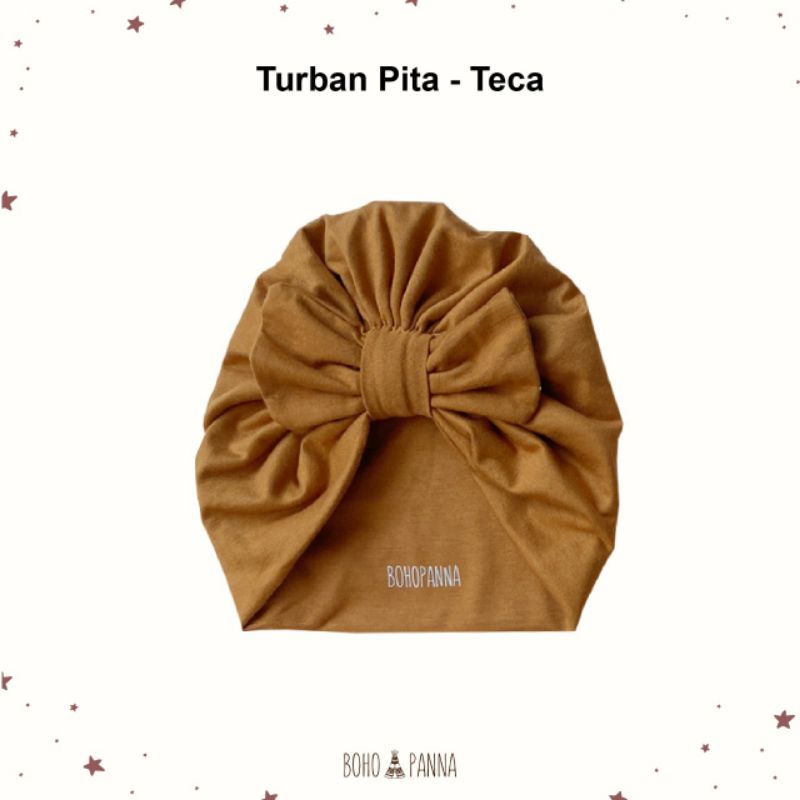 CILLABABY - BOHOPANNA | BOHOBABY TURBAN PITA (Topi Anak Bayi)-Teca