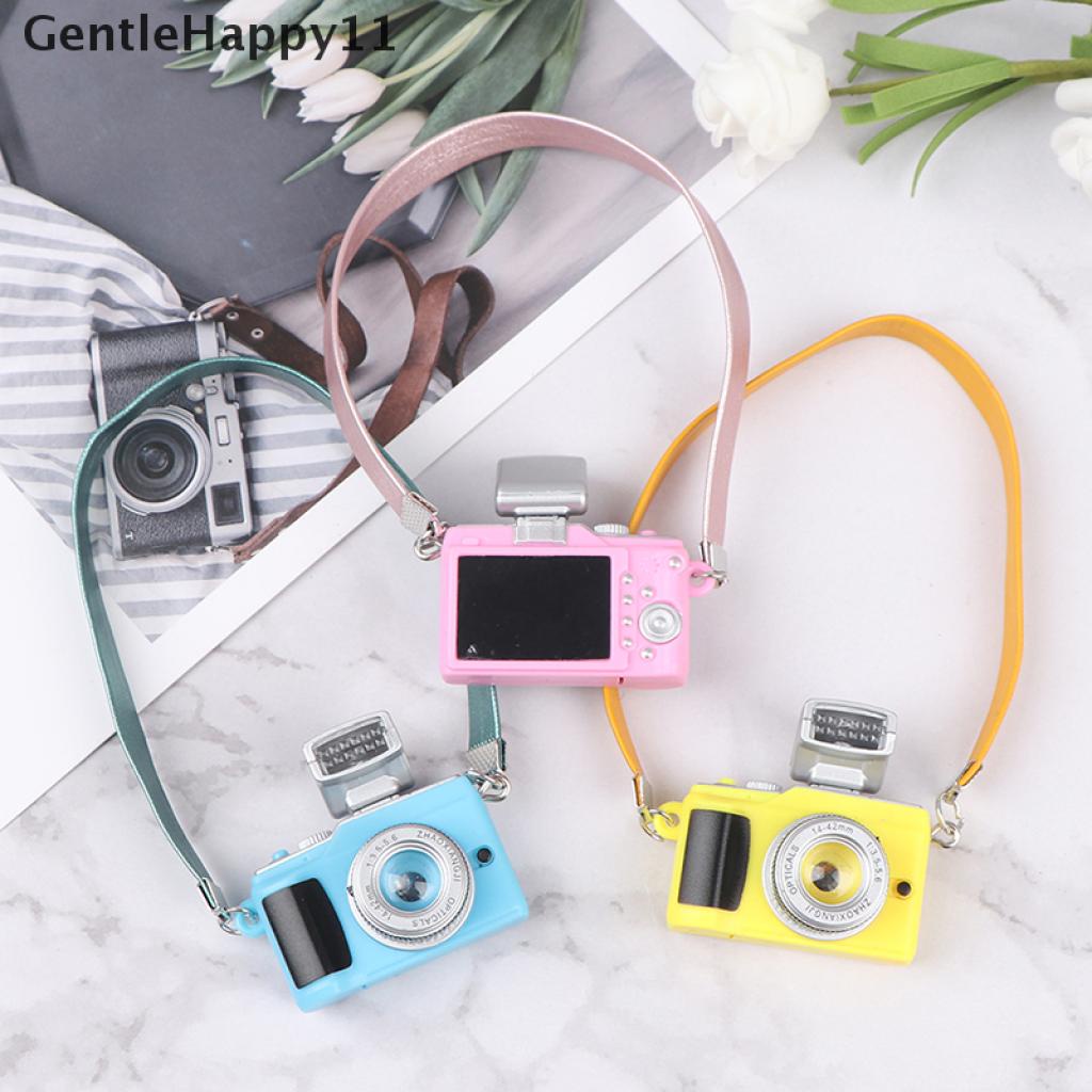 Gentlehappy Mainan Miniatur Kamera SLR Skala 1: 12 Untuk Dekorasi Rumah Boneka