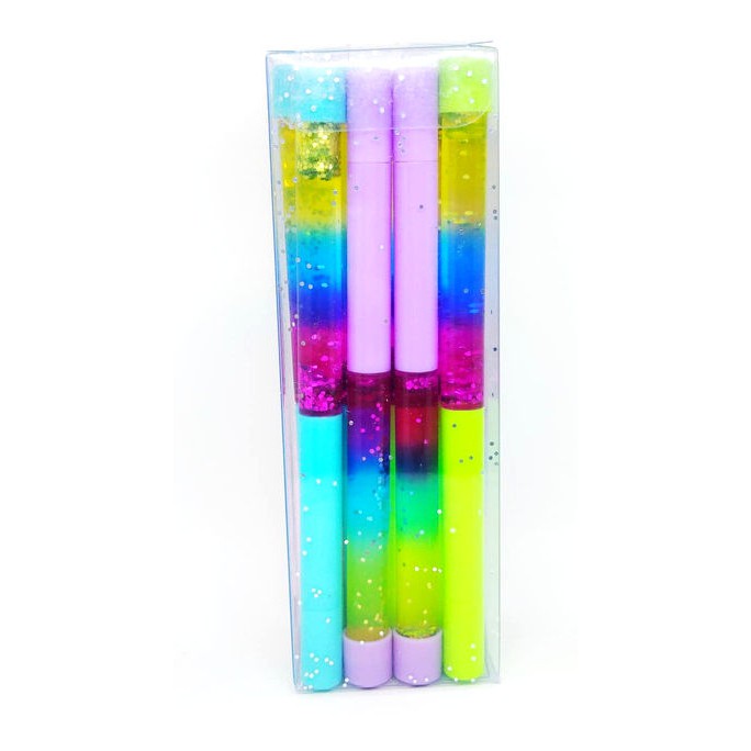 pulpen model gliter Quicksand emas cair dinamis polos 8020TK2.0706