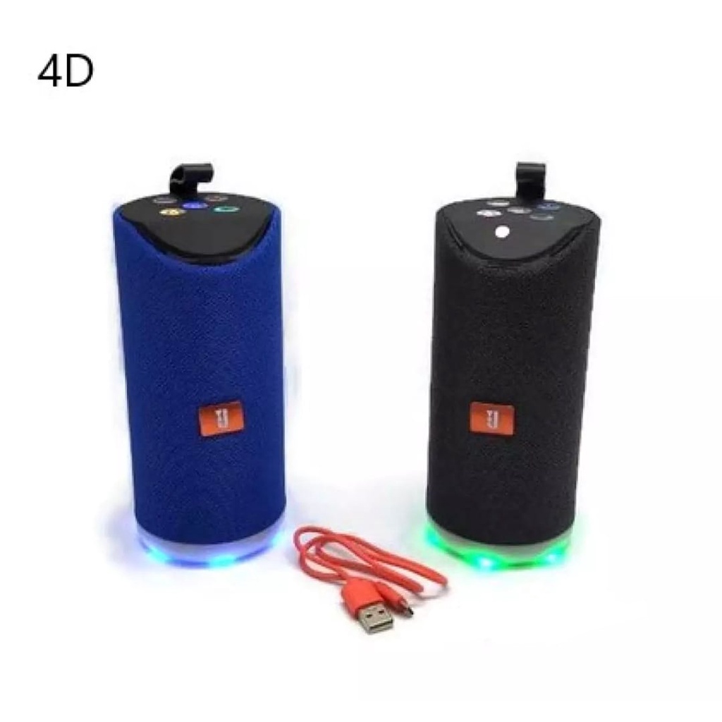 Speaker Bluetooth 4D Portable Wireless Speaker LED 4 D