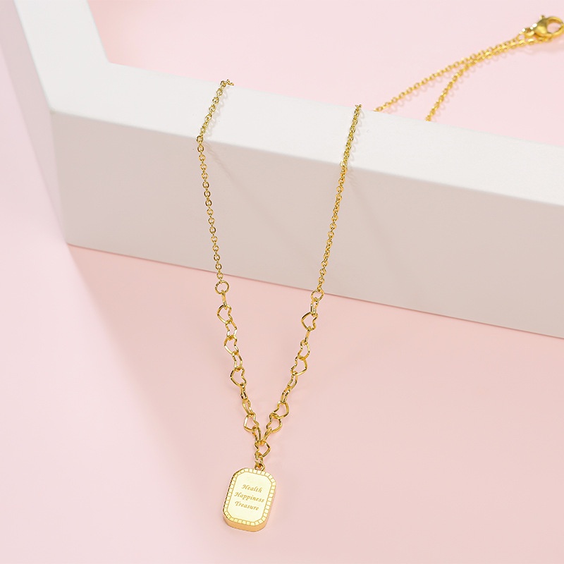 Kalung health happines treasure titanium korea style anti karat
