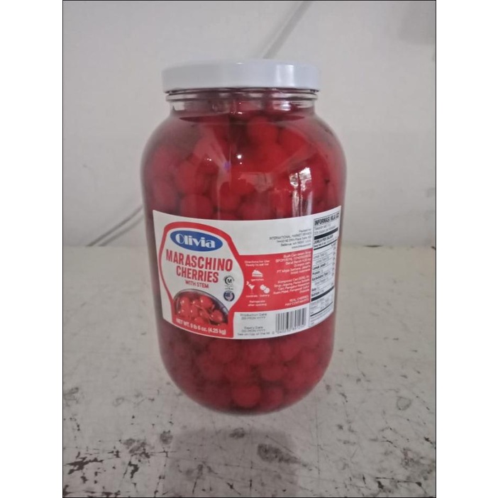 

MARASCHINO CHERRY TANGKAI 4,25 KG SEPERTI DIANA MARASHCHINO 4,25KG