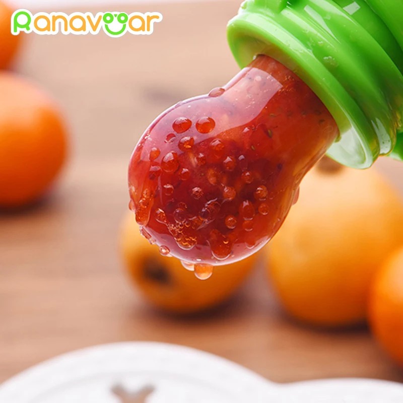 Dot Empeng Buah Bayi Empeng Belajar Makan Baby Fruit Feeder Bahan Silicon Lembut Aman BPA Free-1