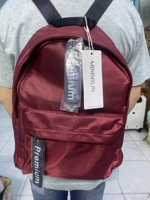  MINISO  Tas  Ransel Wanita Lipat Ringan Tas  Ransel Backpack 