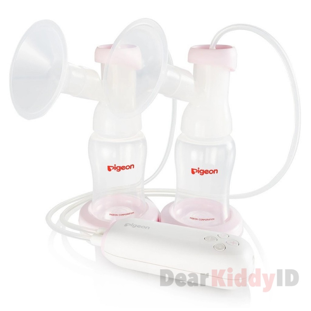 Pigeon Style Go Mini Electric Breast Pump Double Smallest &amp; Lighter / Pompa ASI Elektrik Pigeon