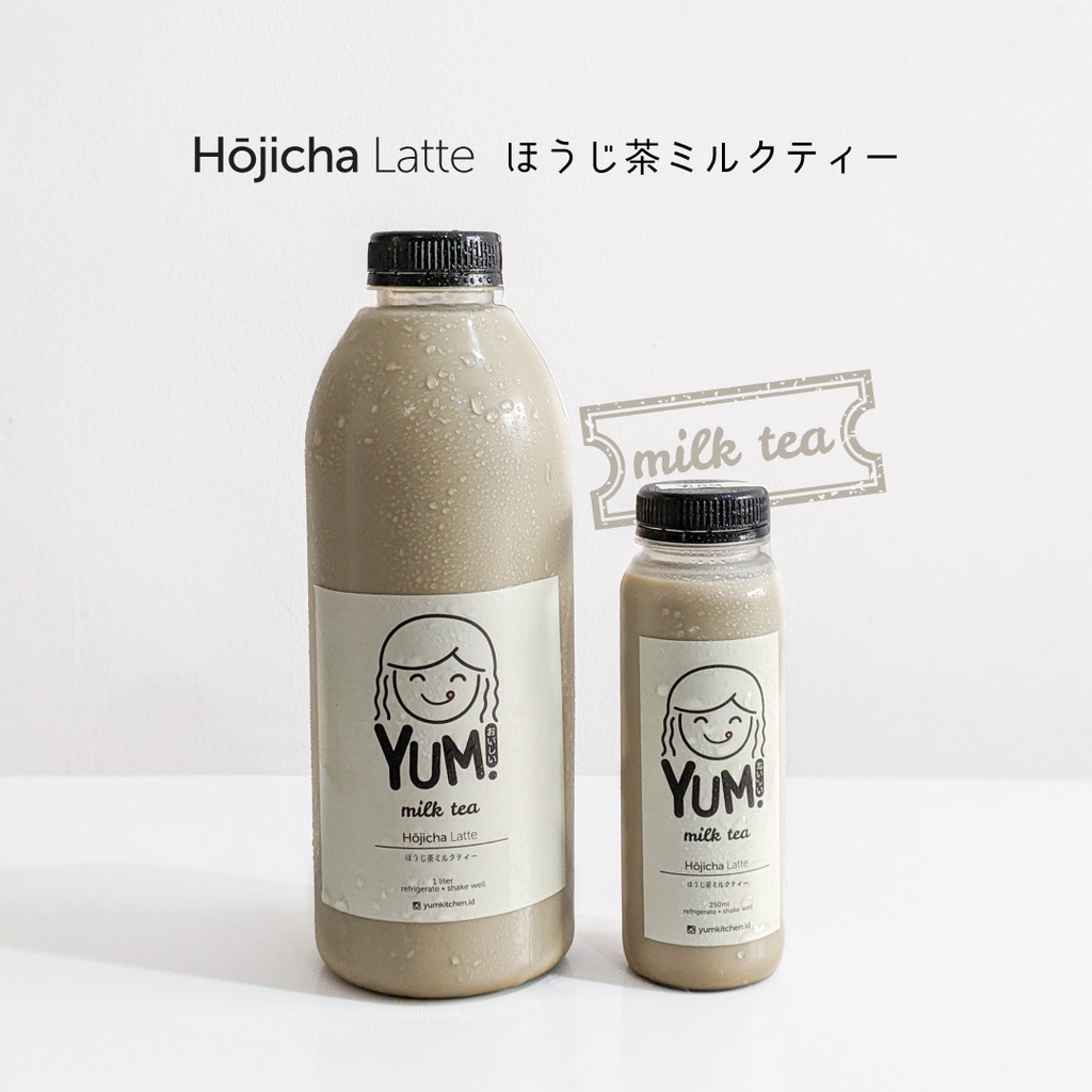 

Hojicha Latte / Milk Tea / Teh Susu / Houjicha Latte