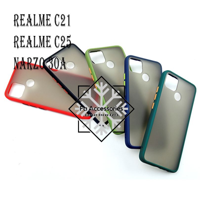 Phone soft Case Realme C21 C25 Narzo 30 30a a c21Y C25S C25Y Y S  softcase casing shock proof