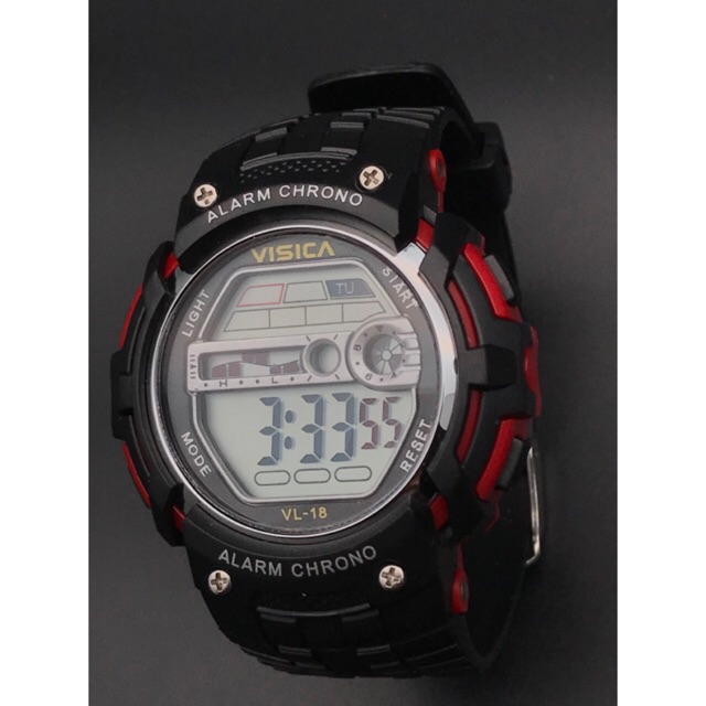 Visica Original Jam Tangan Sporty Digital Anti Air 50 M