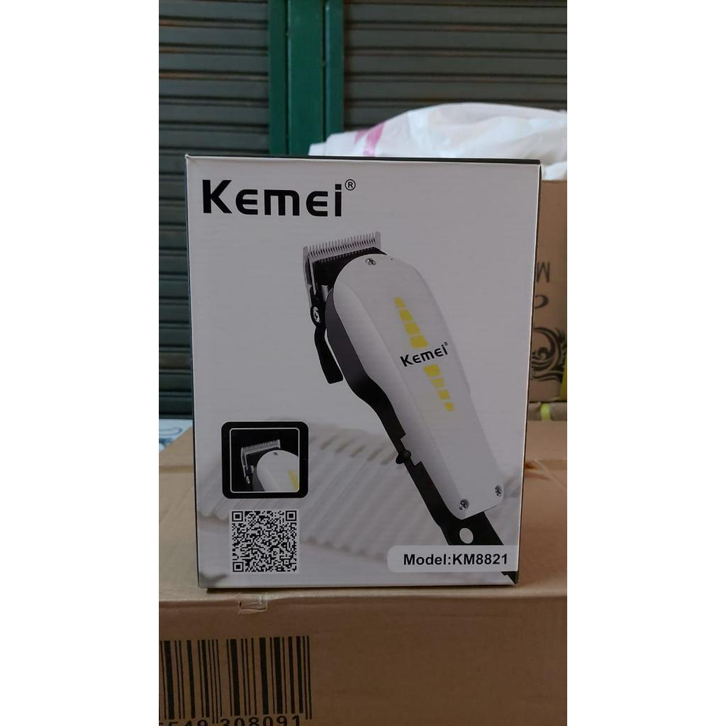 MESIN CUKUR RAMBUT PORTABLE KEMEI 8821/ MESIN CUKUR RAMBUT KM-8821/ MESIN CUKUR SUPER TAPER CLASSIC