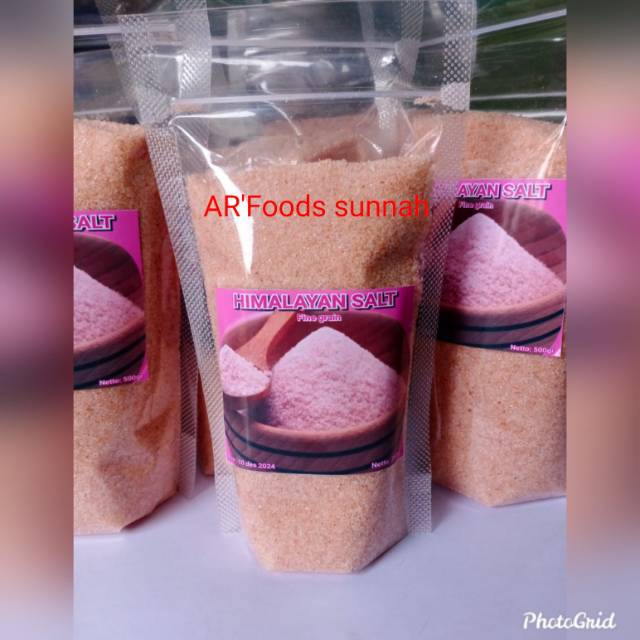 

Himalayan Rock salt pink salt per 250gr