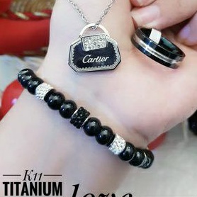 Titanium Set Perhiasan Wanita 848