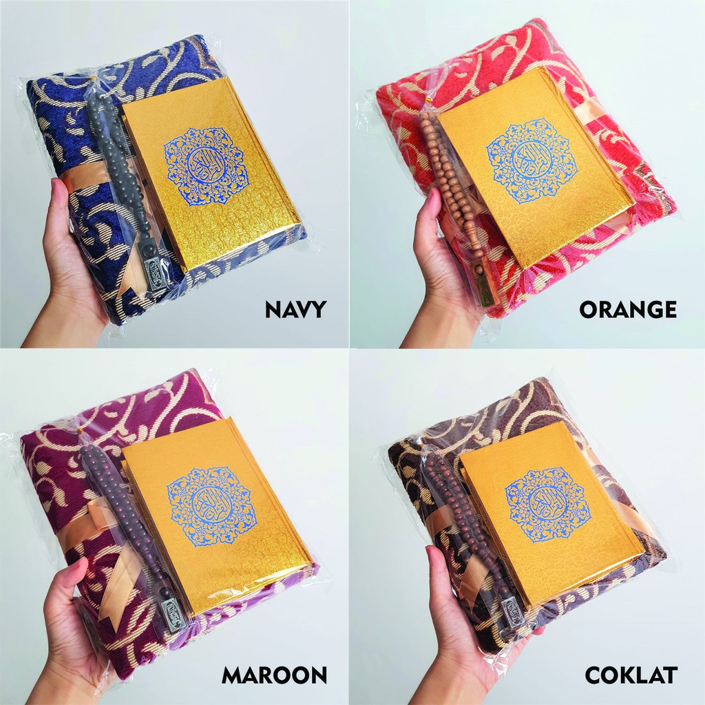 [S9QA6T] SAJADAH S9 + AL QURAN A6 + FREE TASBIH KAYU