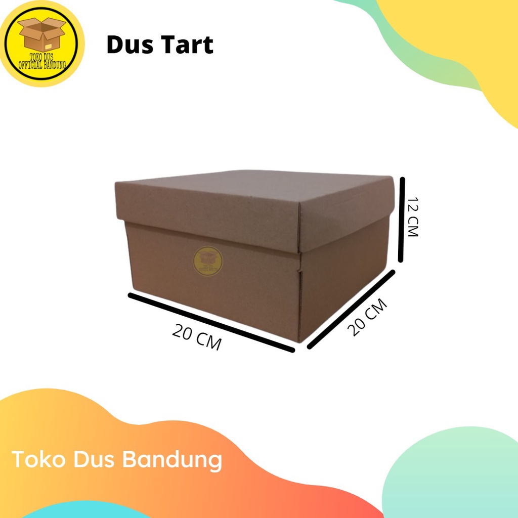 

Dus Tart Ukuran 20x20x12 cm/Dus Hampers/Dus Kado