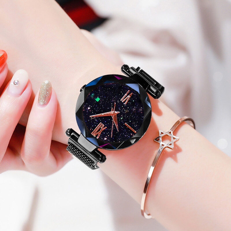 COD✅ Jam tangan wanita rantai magnet jam analog jam magnet watch fshion  murah   S1133