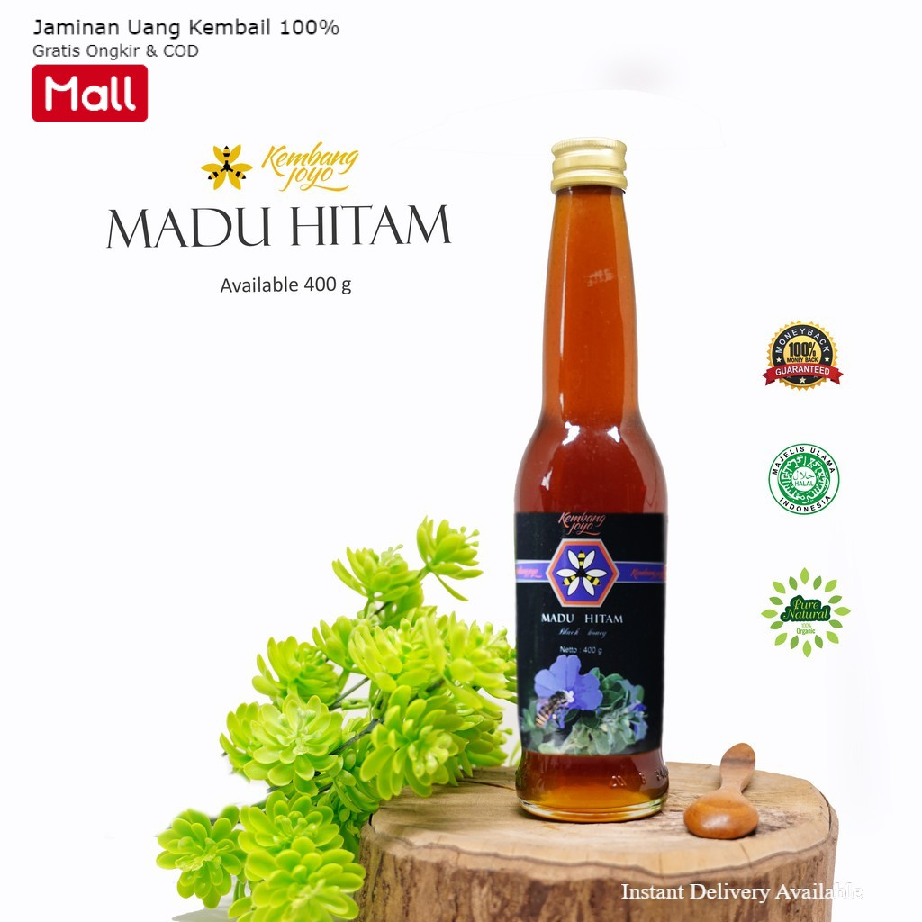 

Madu Kembang Joyo Madu hitam 400 gram GARANSI PECAH