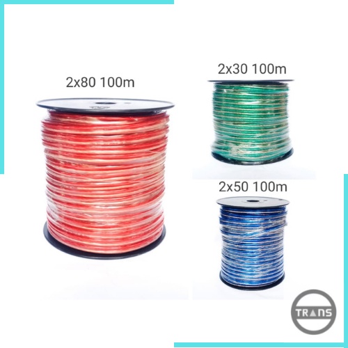 KABEL MONSTER / KABEL AUDIO / KABEL LISTRIK JUMBO/KABEL MONSTER TRANSPARAN 100METER (DIJUAL 1 ROLL )