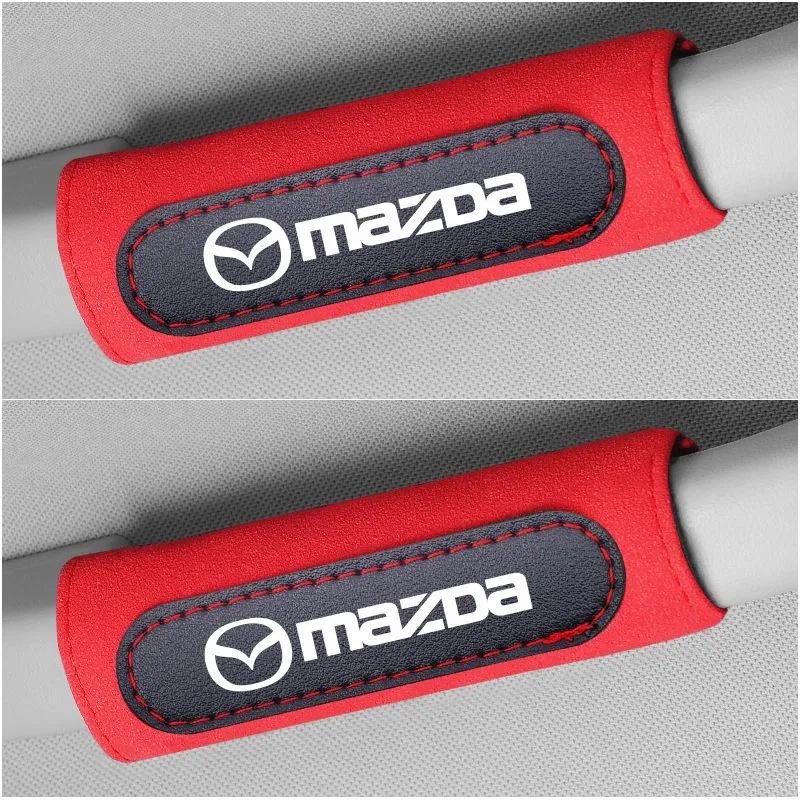 1 / 2pcs Cover Pelindung Armrest Interior Mobil Bahan Kulit Untuk Mazda 2 3 5 CX30 CX3 RX8 Mazda BT50