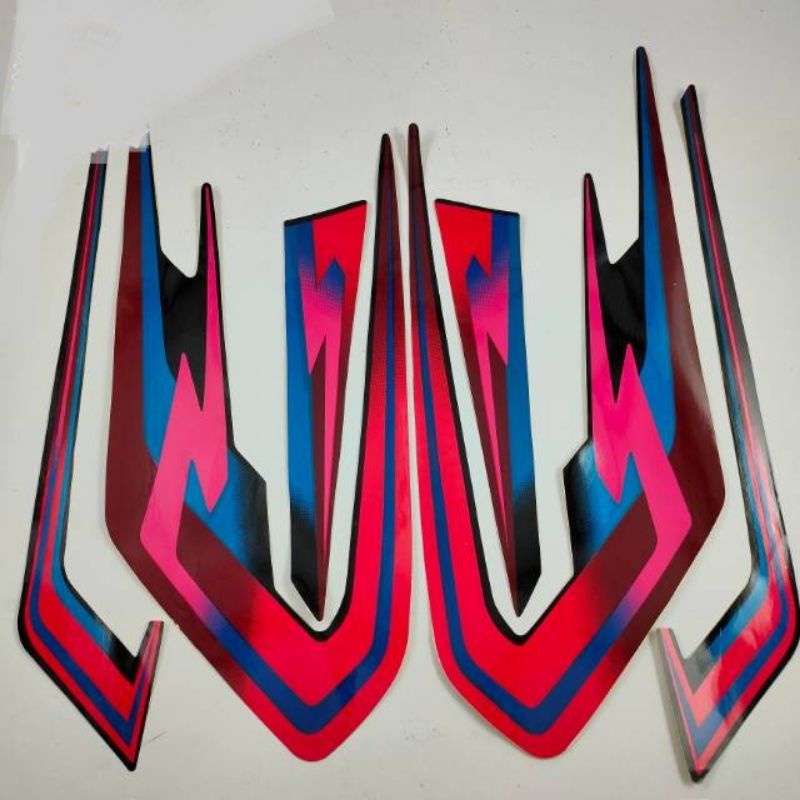 ((BISA COD) Striping RX S 1997 lis stiker standar ori RX s Rx spesial 97 hitam merah stiker ori RX s