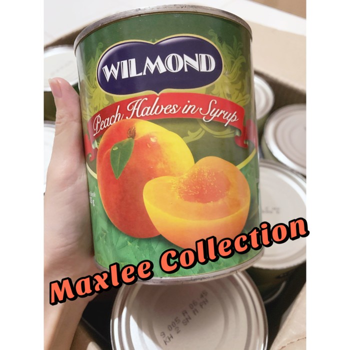 

Kalengbuah- Wilmond Peach Africa 825Gr /Peach Kaleng /Buah Kaleng - Tanpa Bubble -Buah-Kaleng.