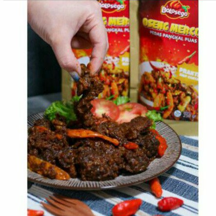

Oseng mercon IGA 100% daging pilihan