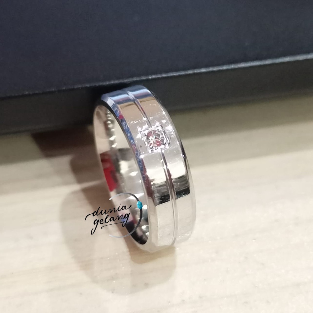 CINCIN TUNANGAN TITANIUM CINCIN PRIA CINCIN WANITA CINCIN UNIVERSAL