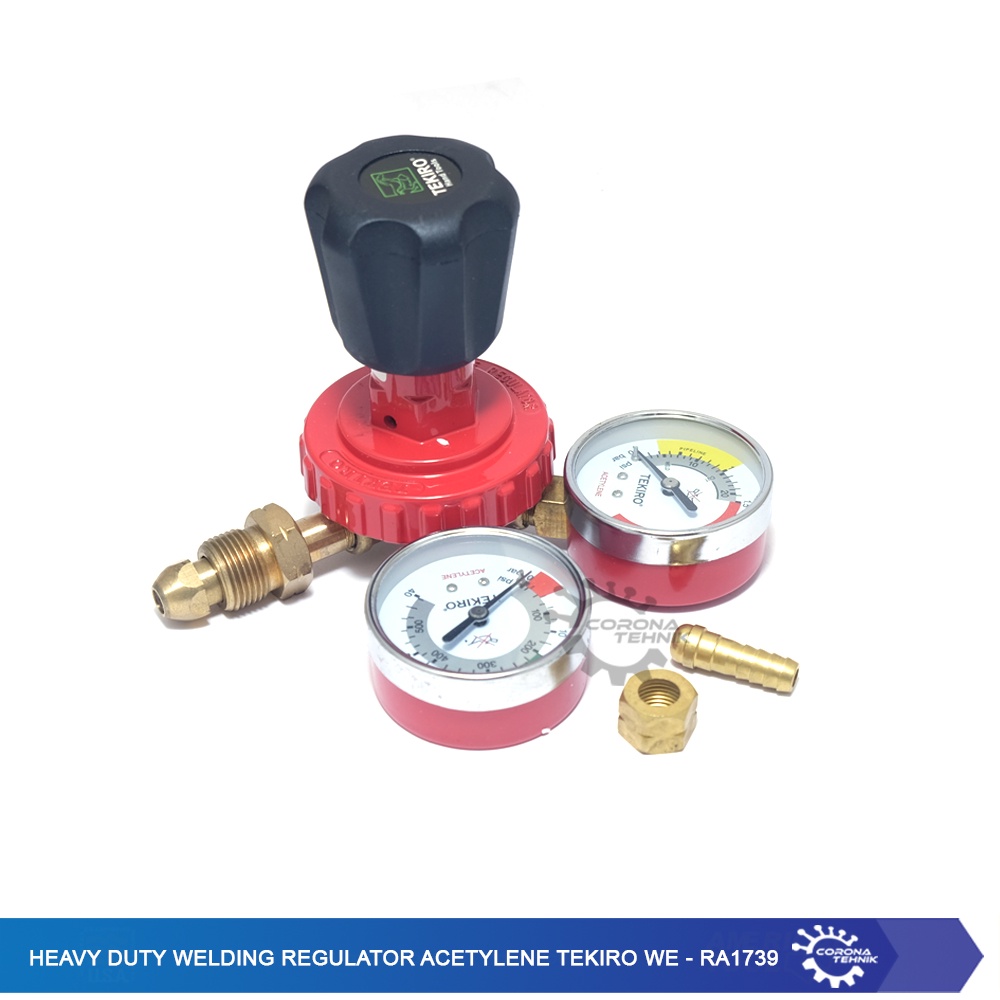 Tekiro WE-RA1739 - Heavy Duty Welding Regulator Acetylene