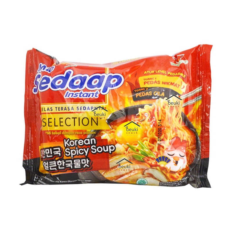 

Sedap Mie Kuah Korean Spicy 77Gr