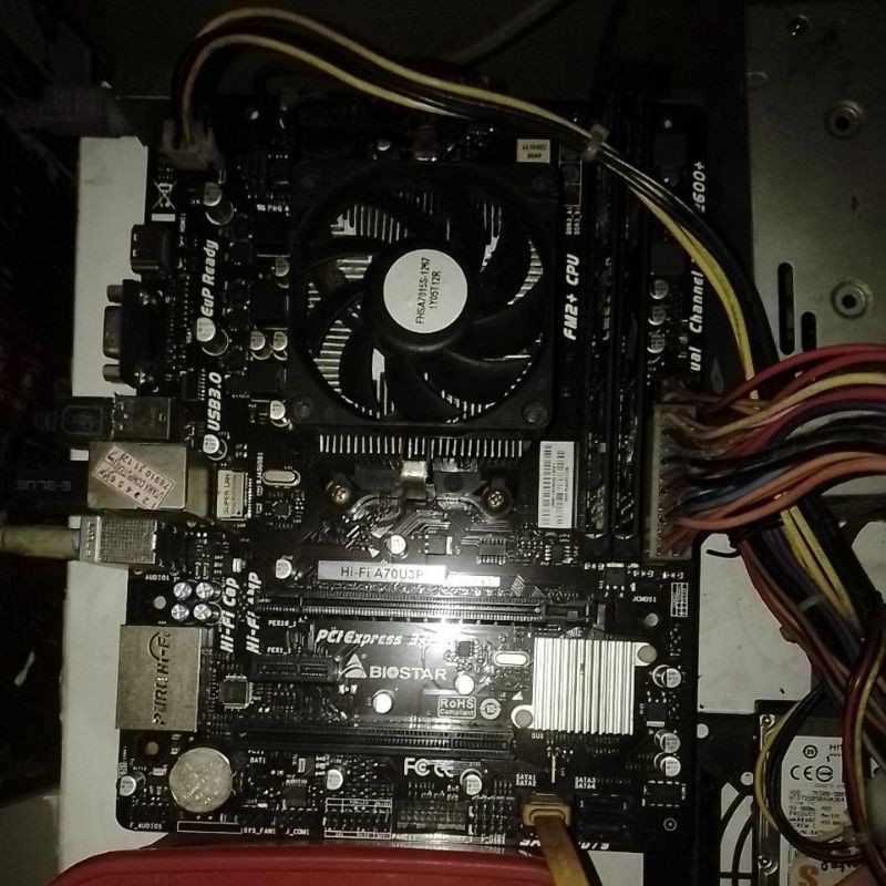 Mainboard Processor Gaming AMD APU Richland A6 RAM 8GB