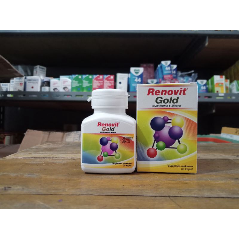 RENOVIT GOLD BOTOL ISI 30 TABLET - ED 05/2025